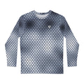 Steel Serpent Scale Men's Long Sleeve Athletic Shirt