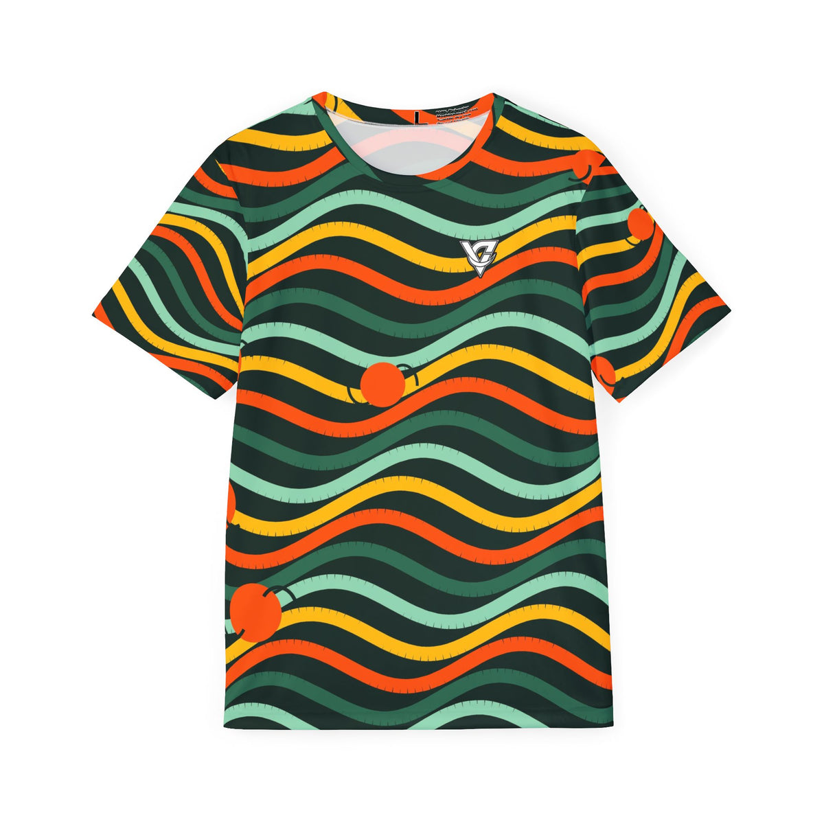 Tennis Jungle Juice Wave Rider Men's Sports Jersey