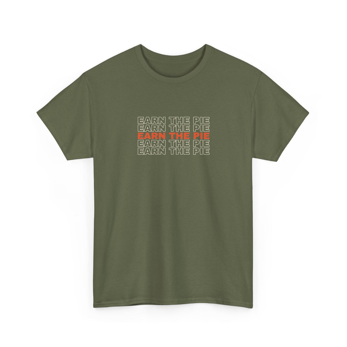 Earn The Pie | Men's Graphic Gym T-Shirt
