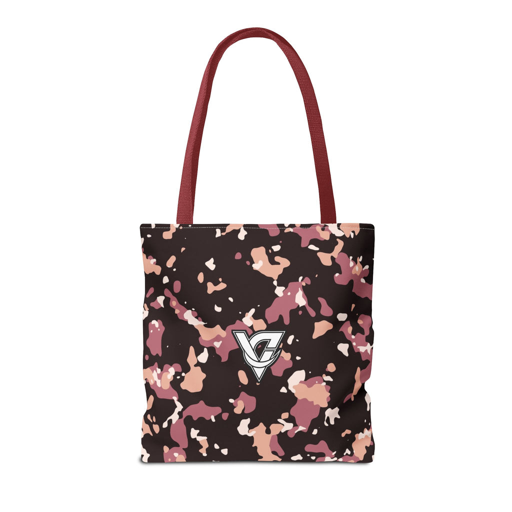 Rose Gold Splatter Tote Bag — All-Over Print Gym & Everyday Tote