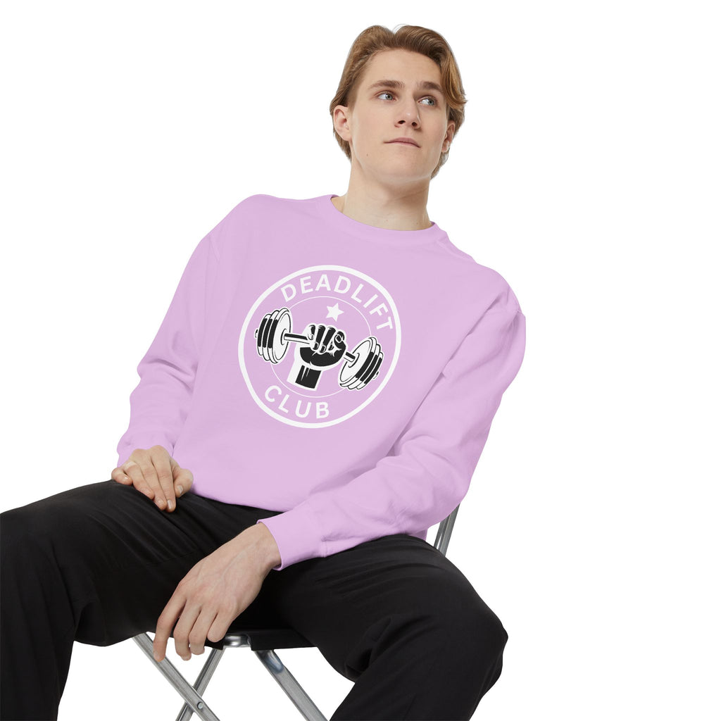 Deadlift Club Sweatshirt | Vintage Weightlifting Crewneck