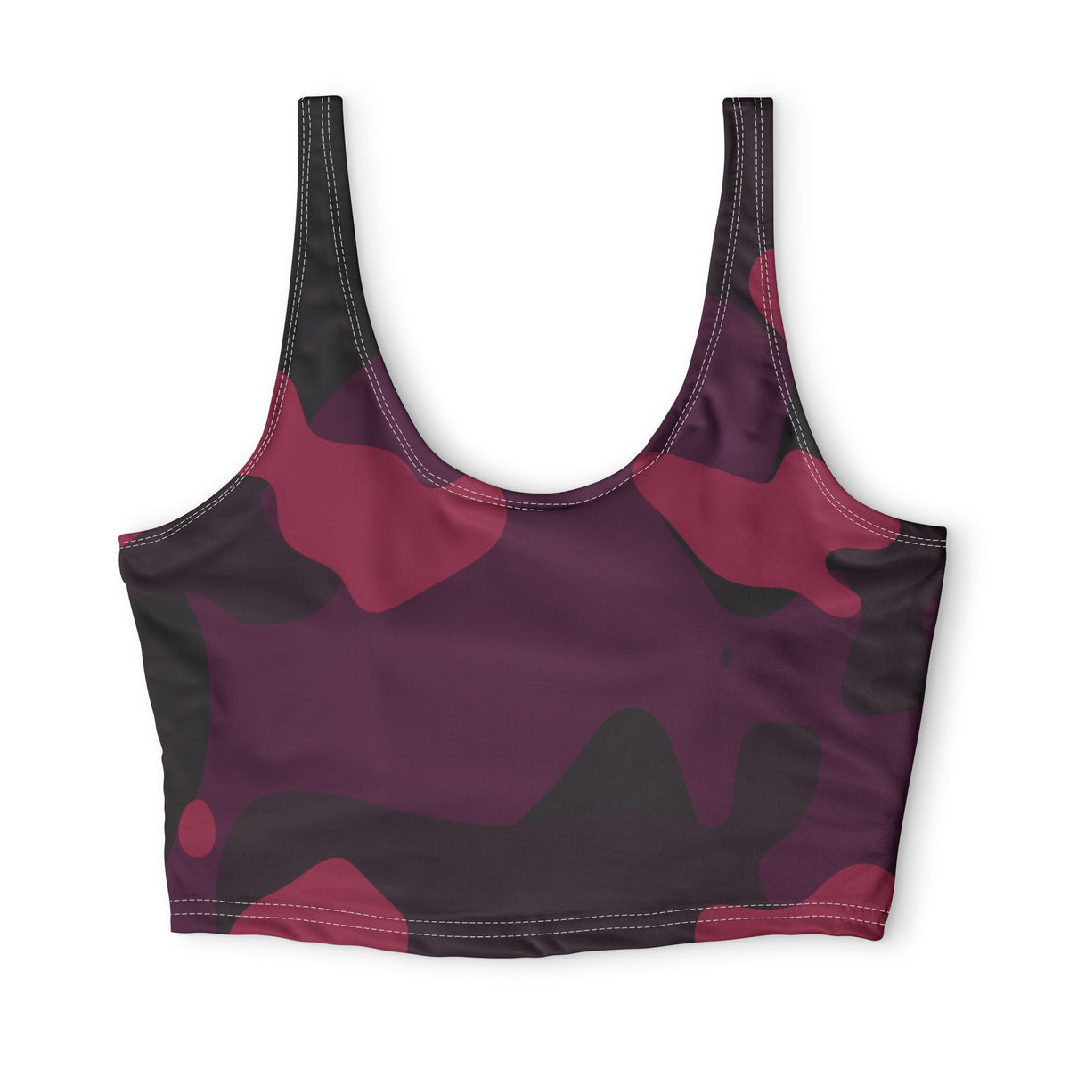 Plum Spice Camo Sports Bra