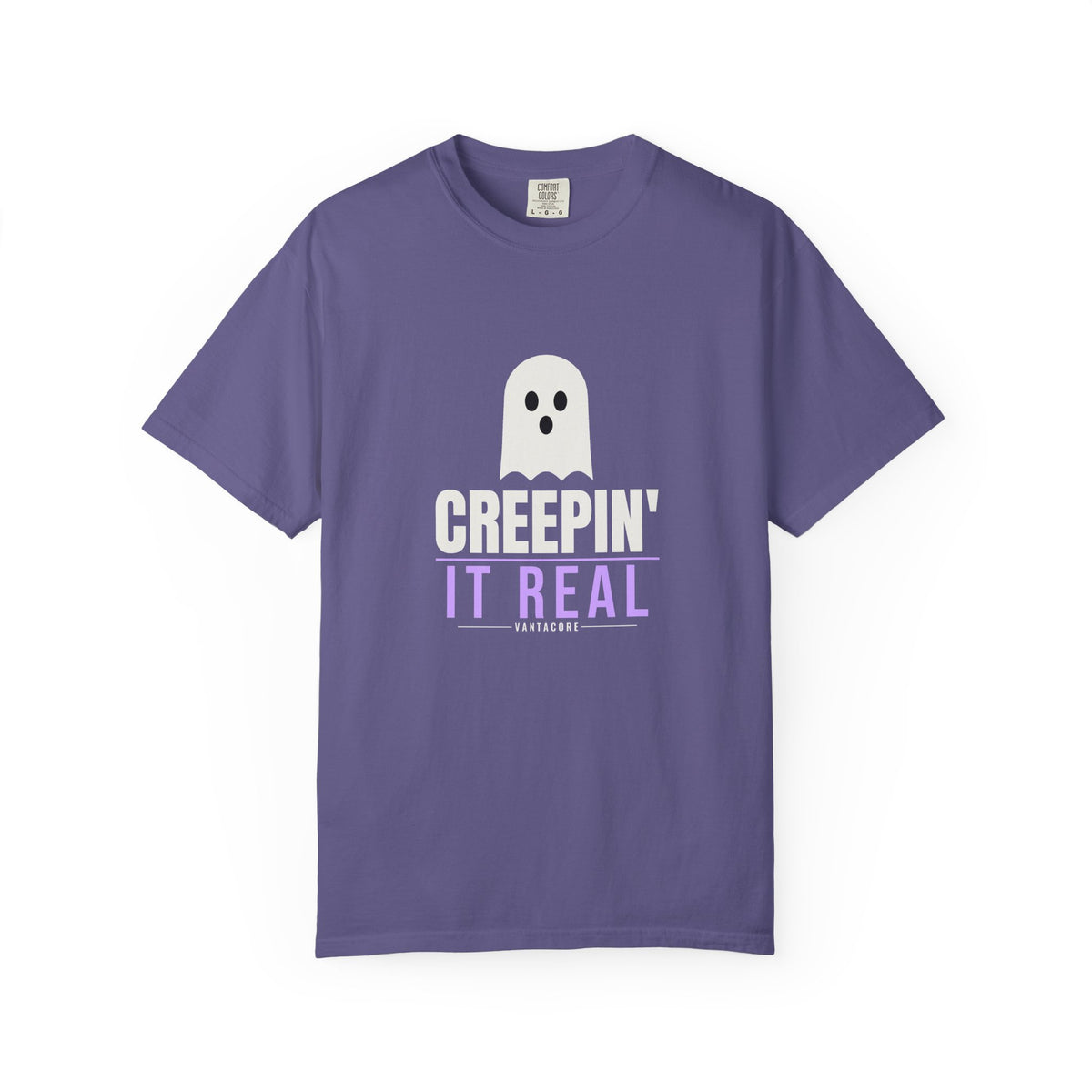 Creepin' It Real | Women's Halloween Garment-Dyed Graphic Tee