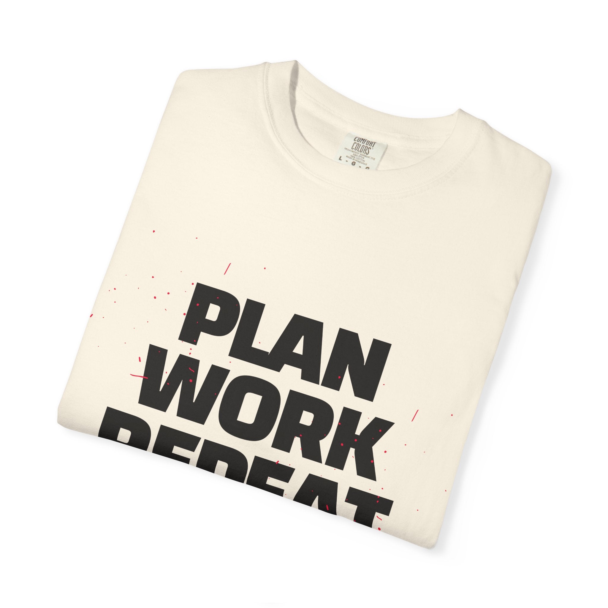Plan Work Repeat | Motivational Graphic Tee