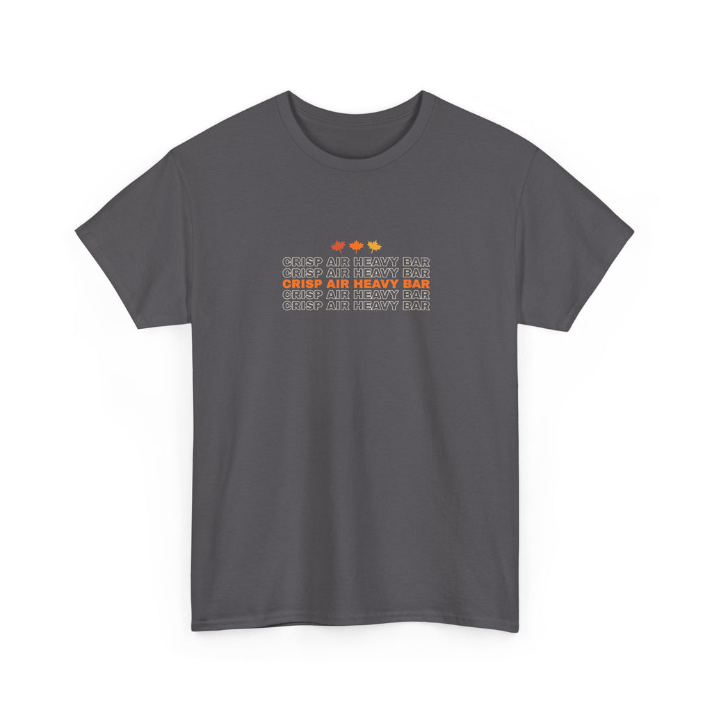 Crisp Air Heavy Bar | Men's Graphic Gym T-Shirt