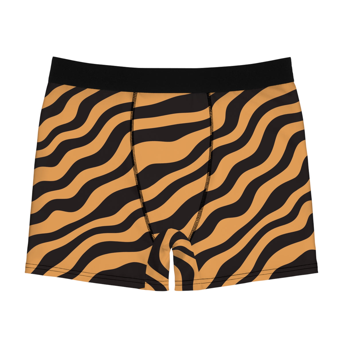 Spiced Wine Zebra Men's Boxer Briefs — Performance Underwear