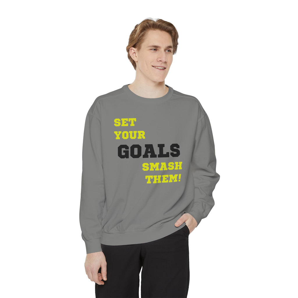 Set Goals | Motivational Crewneck Sweatshirt