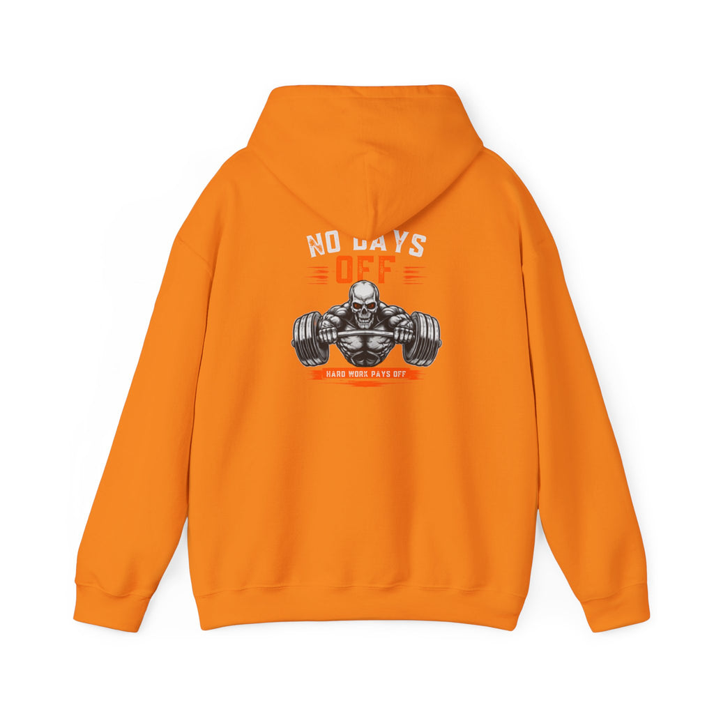 No Days Off | Heavy Hooded Sweatshirt