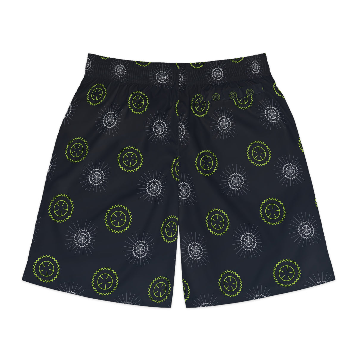Cycling Volt Night Chainring Men's Athletic Shorts with Pockets