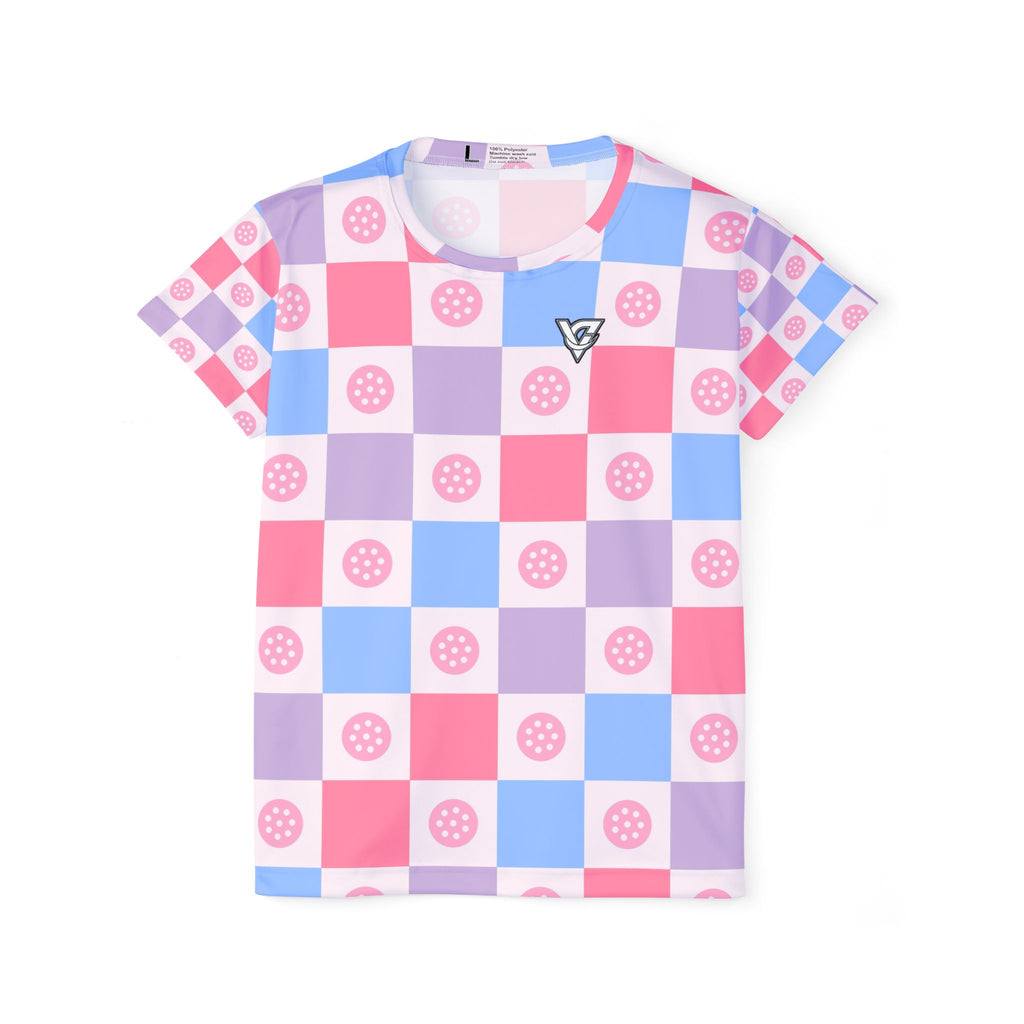 Pickleball Cotton Candy Checker Drive Women's Sports Jersey