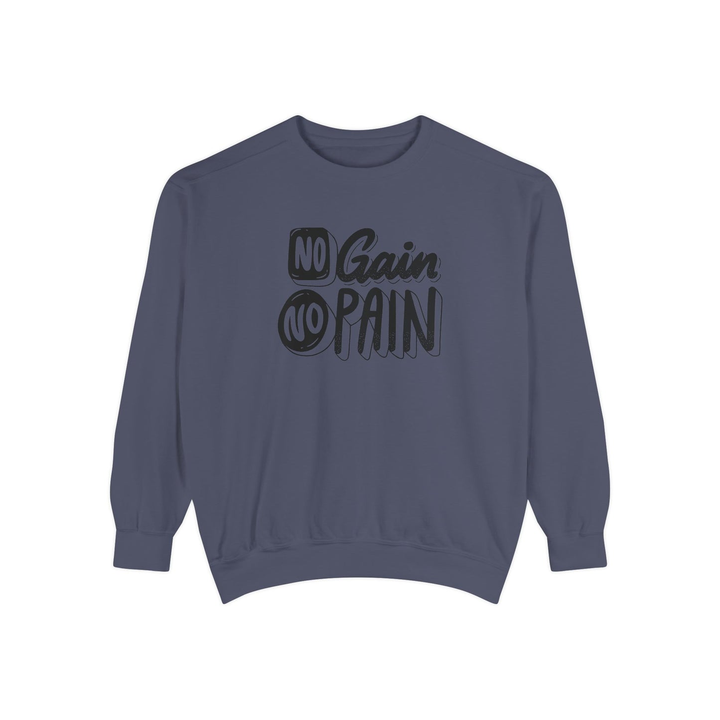 No Gain No Pain Sweatshirt | Motivational Fitness Crewneck