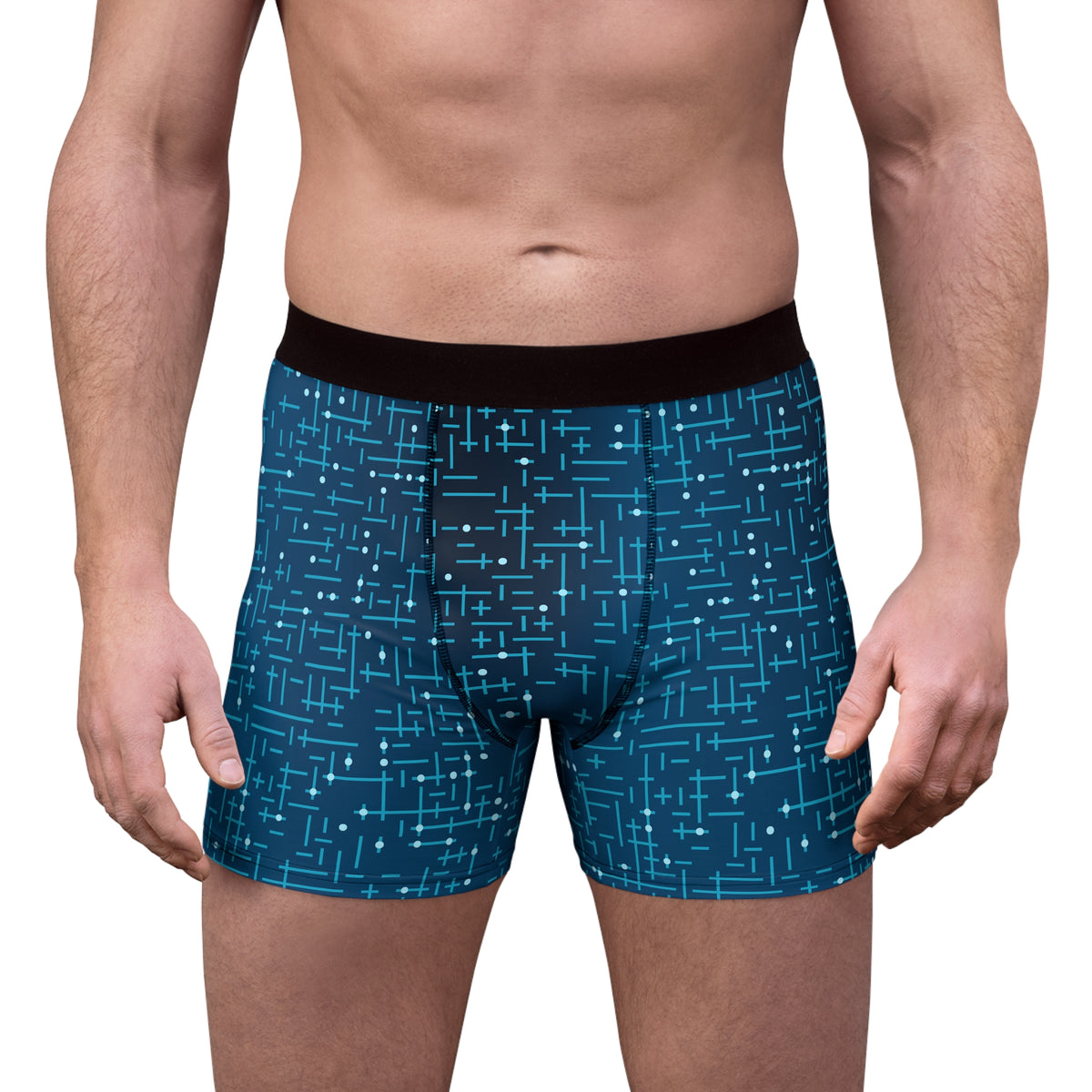 Ocean Circuit Men's Boxer Briefs — Performance Underwear