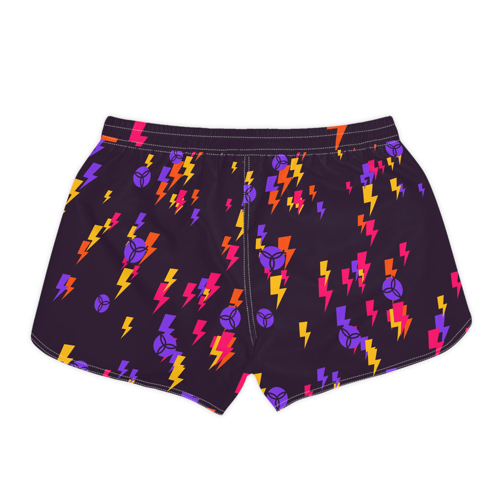 Volleyball Berry Blast Bolt Strike Women's Athletic Shorts with Pockets