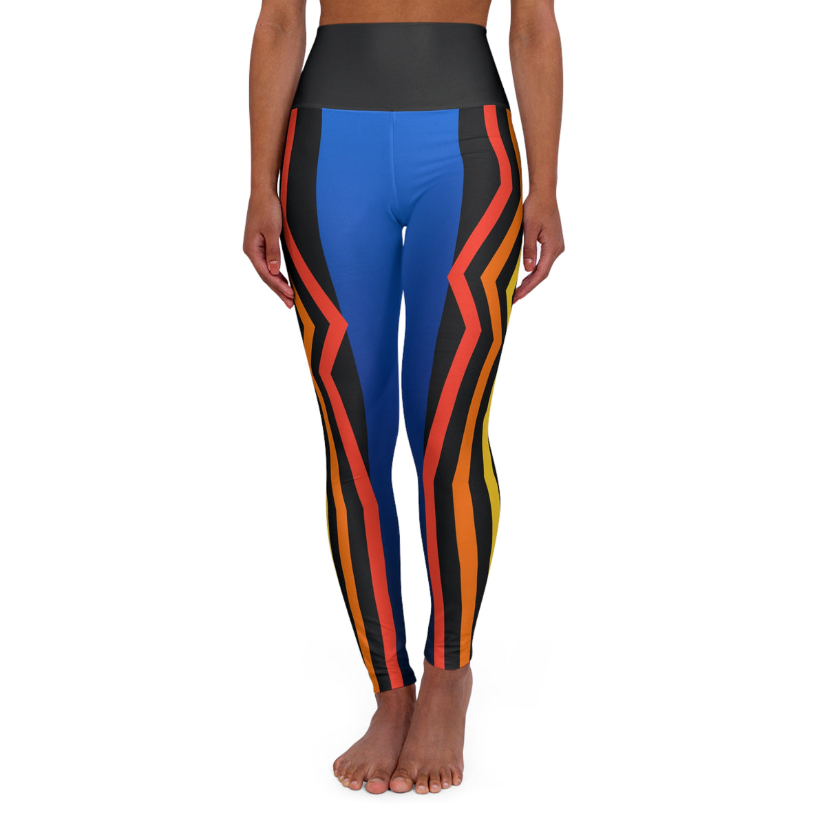 Midnight Horizon High-Waisted Yoga Leggings