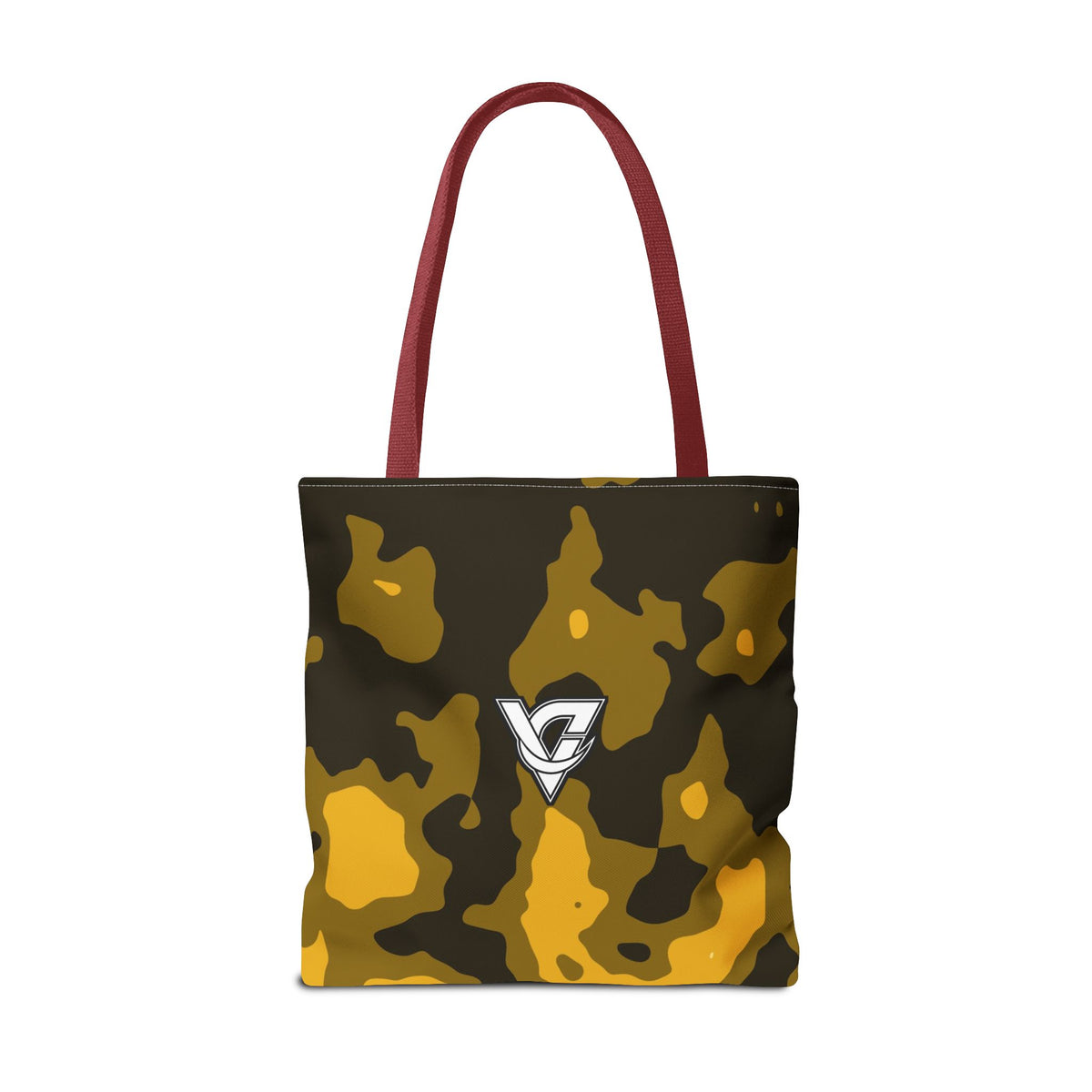 Mustard Magma Tote Bag — All-Over Print Gym & Everyday Tote