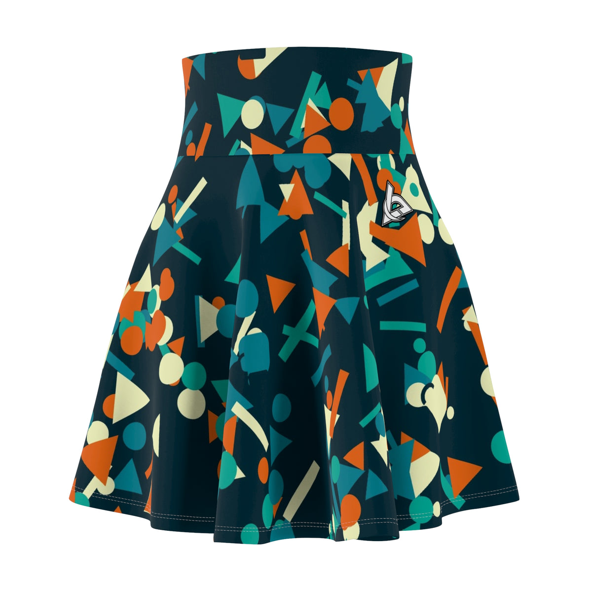 Combat Sports Peacock Confetti Pop Women's Athletic Skater Skirt