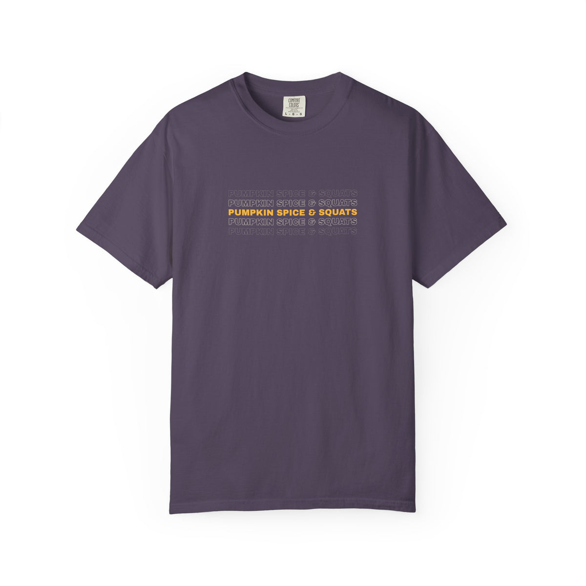 Pumpkin Spice & Squats | Women's Garment-Dyed Graphic Tee