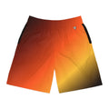 Men's Ember Ombre Performance Jogger Athletic Shorts with Pockets
