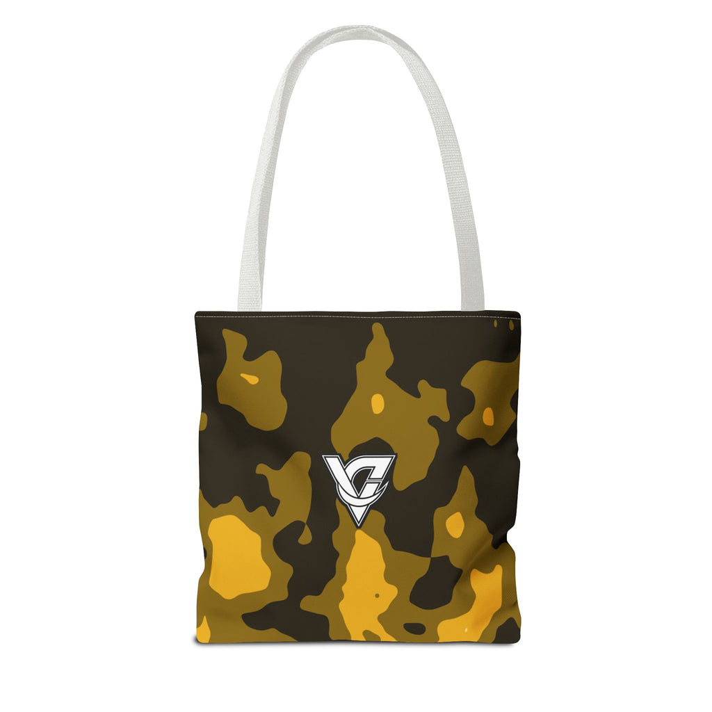 Mustard Magma Tote Bag — All-Over Print Gym & Everyday Tote