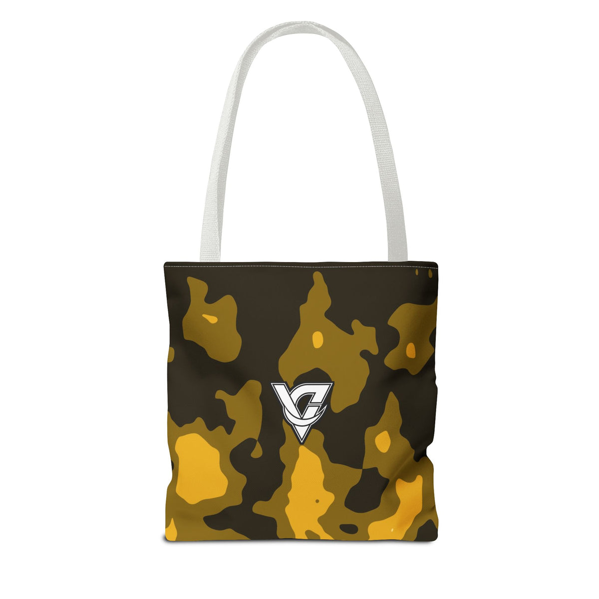 Mustard Magma Tote Bag — All-Over Print Gym & Everyday Tote