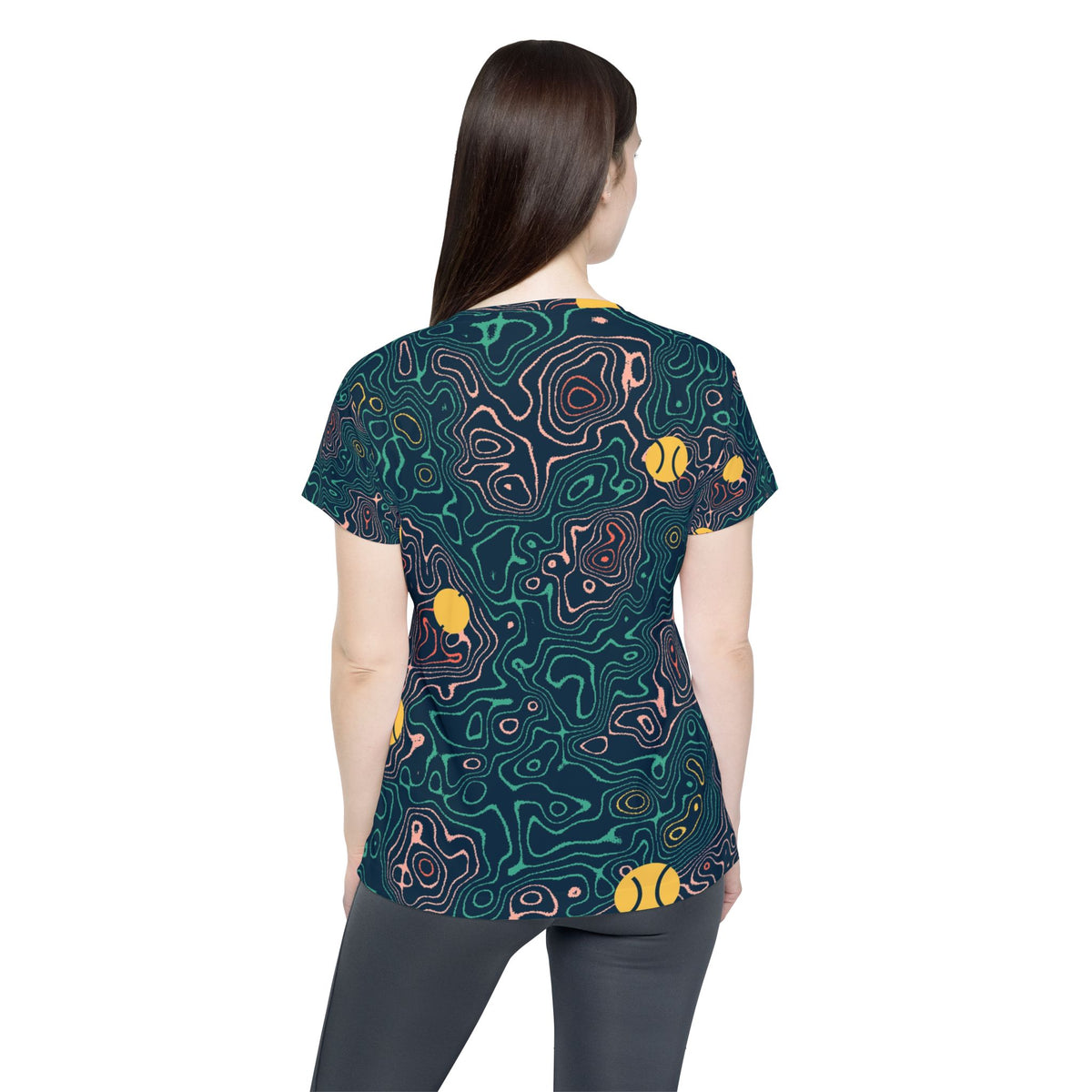 Tennis Coral Reef Topo Trail Women's Sports Jersey