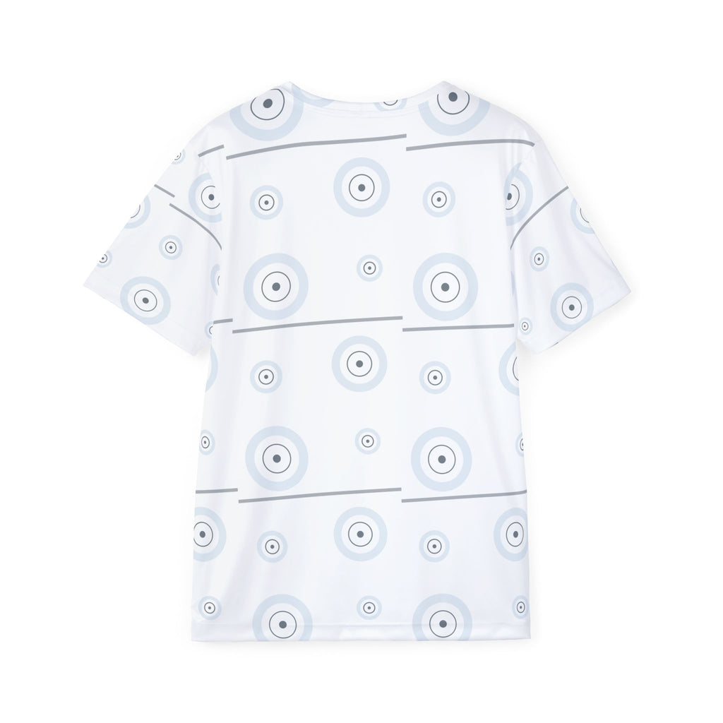 Training & Gym Arctic White Iron Plate Men's Sports Jersey