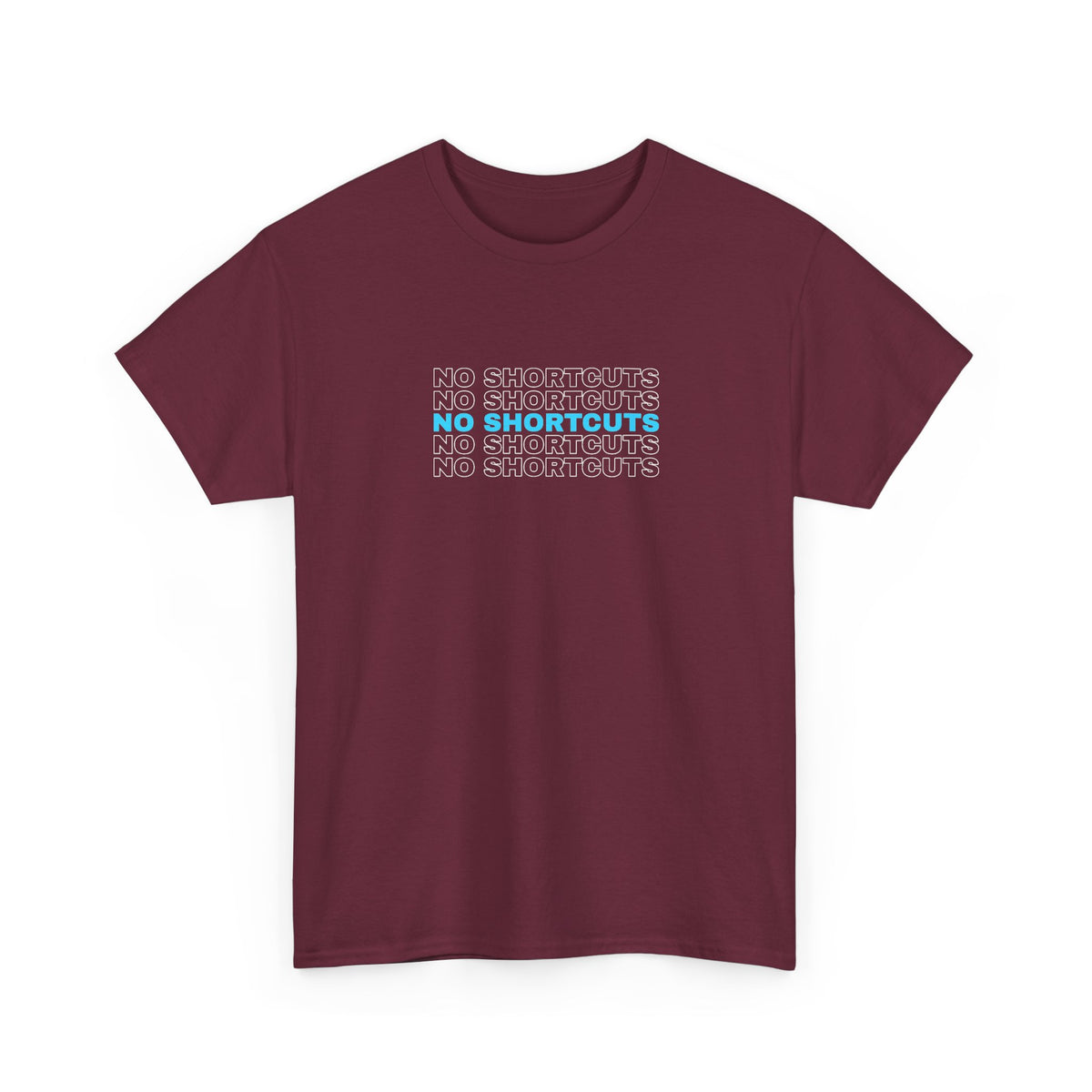 No Shortcuts | Men's Graphic Gym T-Shirt