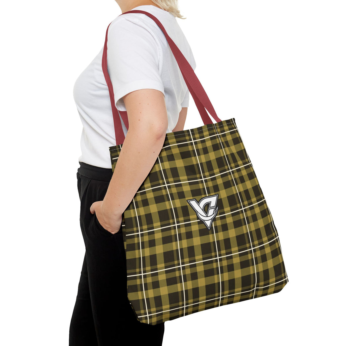 Hayride Flannel Tote Bag — All-Over Print Gym & Everyday Tote