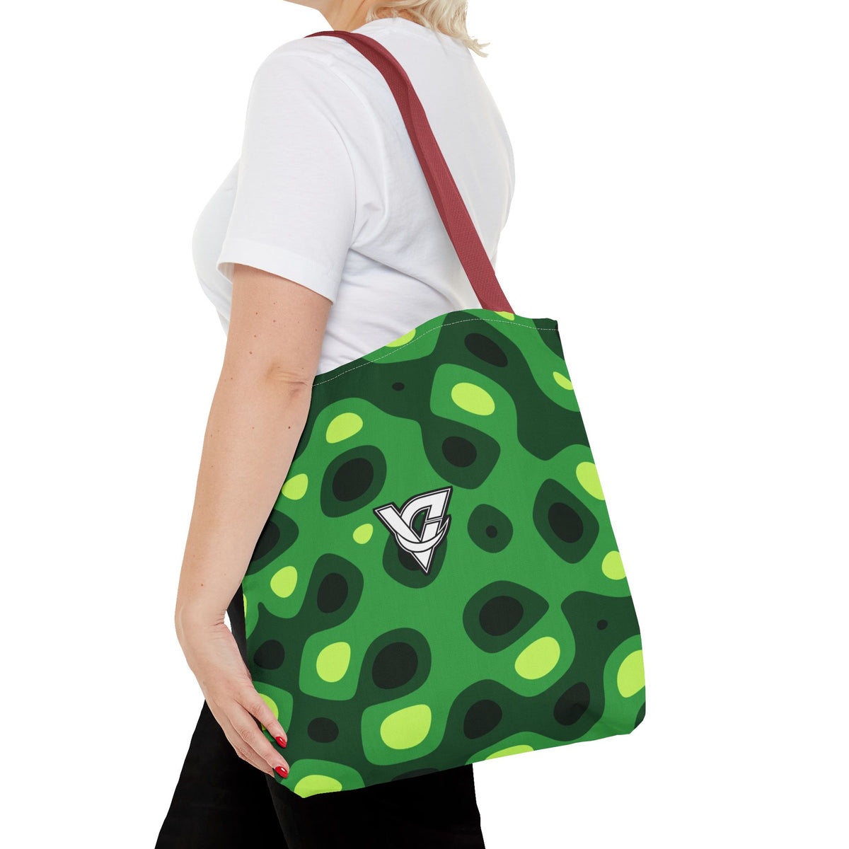 Jungle Ripple Tote Bag — All-Over Print Gym & Everyday Tote
