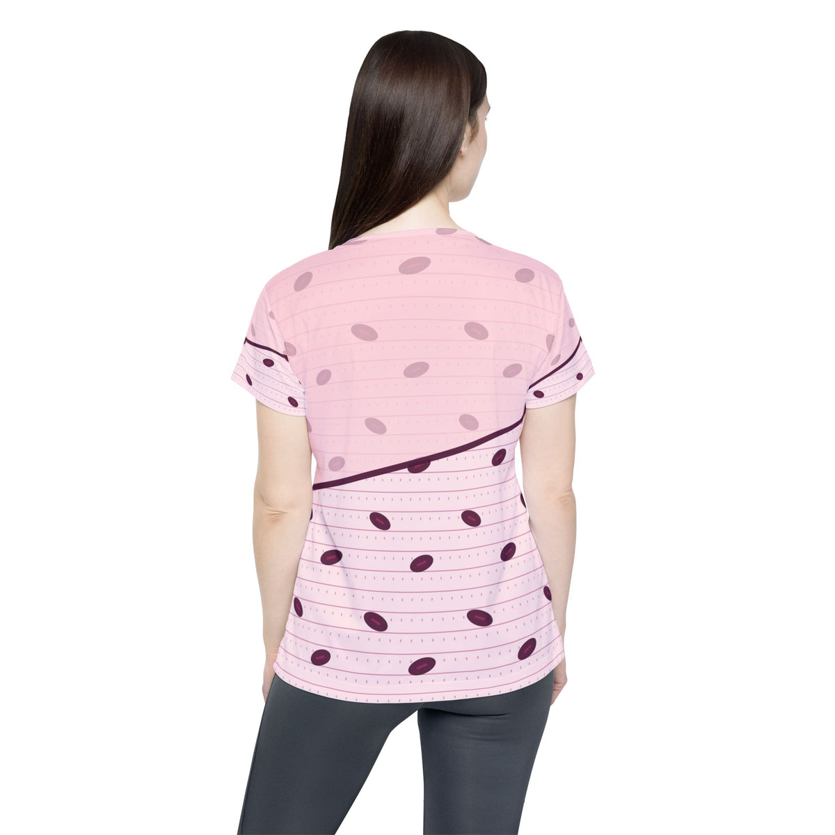Football Blush Rose Gridiron Women's Sports Jersey