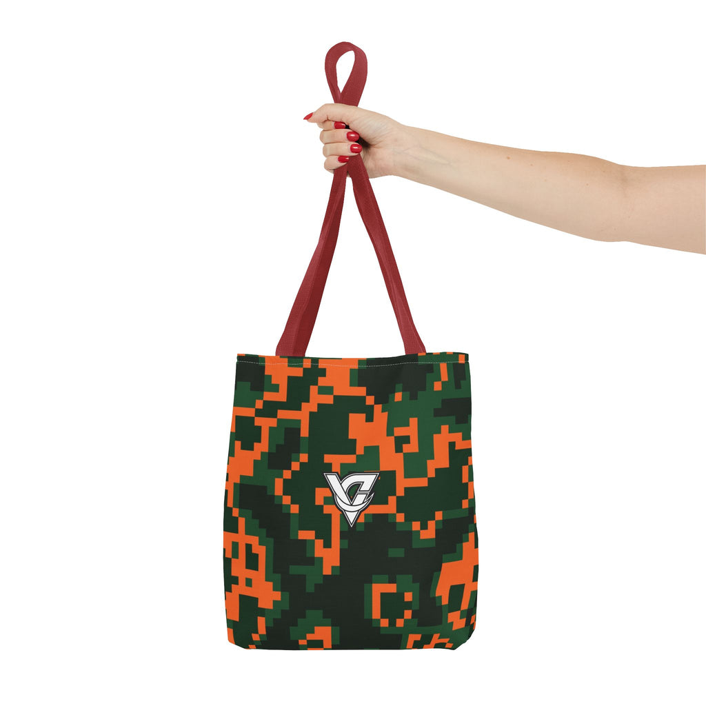 Evergreen Ember Digital Camo Tote Bag — All-Over Print Gym & Everyday Tote