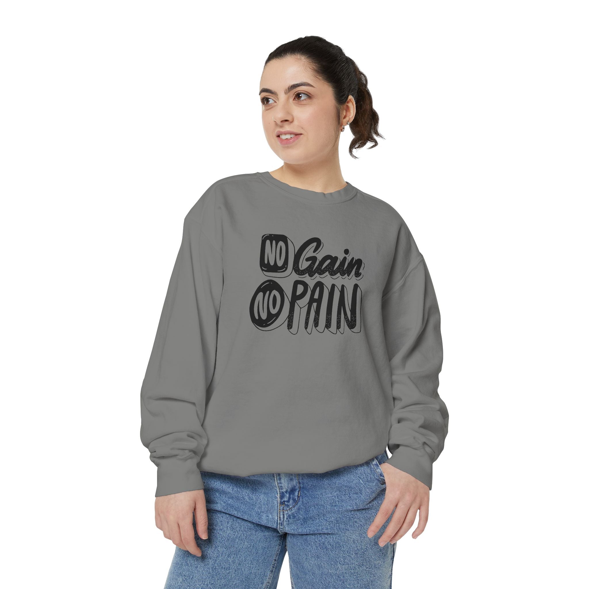 No Gain No Pain Sweatshirt | Motivational Fitness Crewneck