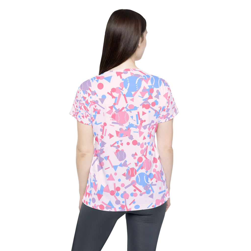 Baseball & Softball Cotton Candy Confetti Pop Women's Sports Jersey