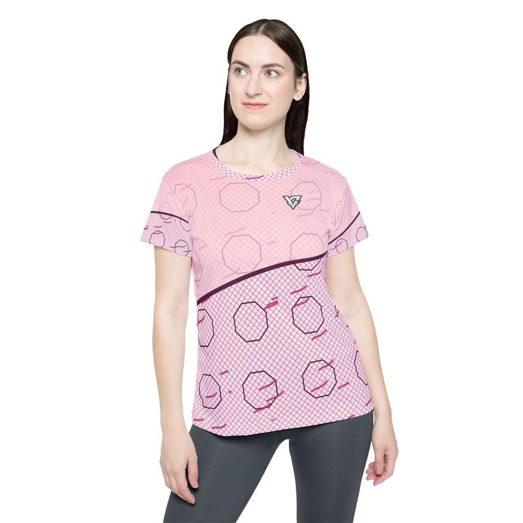Combat Sports Blush Rose Cage Mesh Women's Sports Jersey