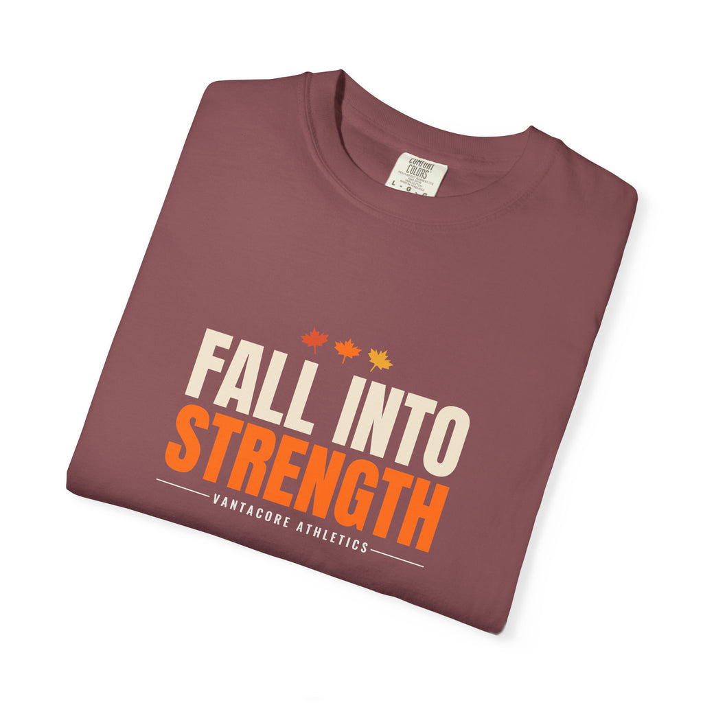 Fall Into Strength | Women's Garment-Dyed Graphic Tee