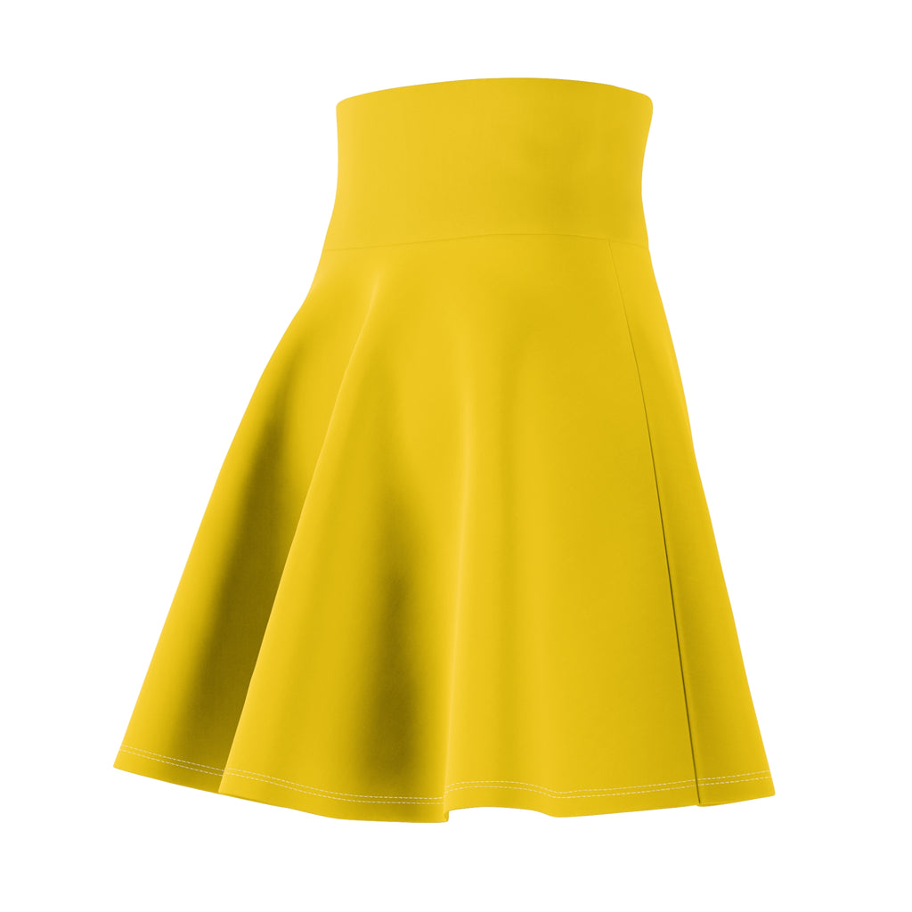 Vantacore Solid Sunshine Yellow Women's Athletic Skater Skirt