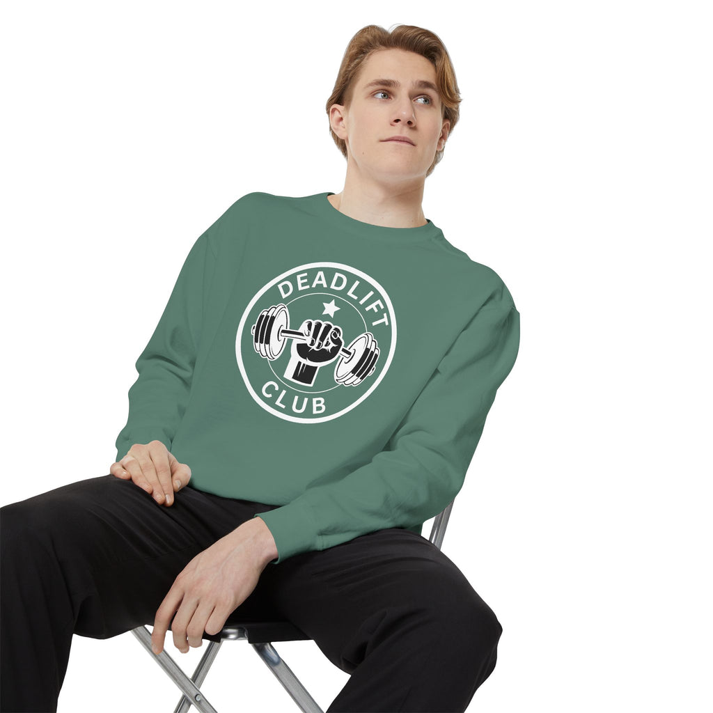 Deadlift Club Sweatshirt | Vintage Weightlifting Crewneck