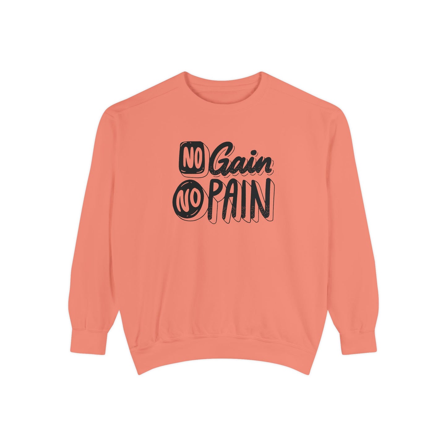 No Gain No Pain Sweatshirt | Motivational Fitness Crewneck