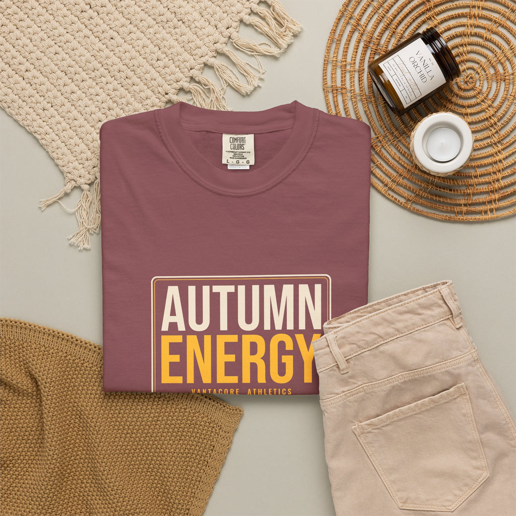 Autumn Energy | Women's Garment-Dyed Graphic Tee