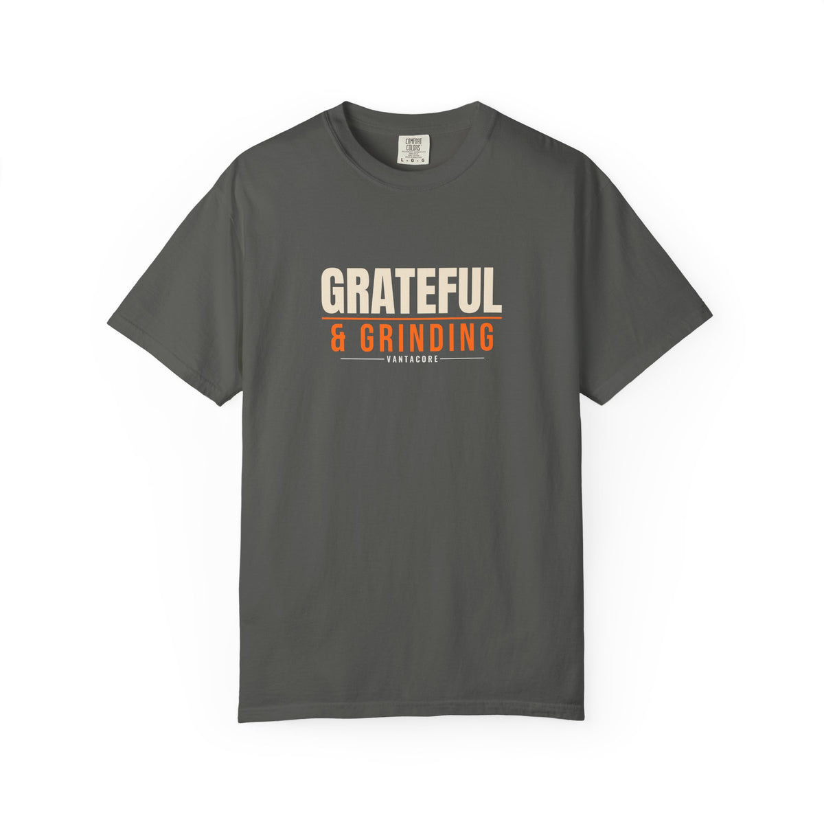 Grateful & Grinding | Women's Garment-Dyed Graphic Tee