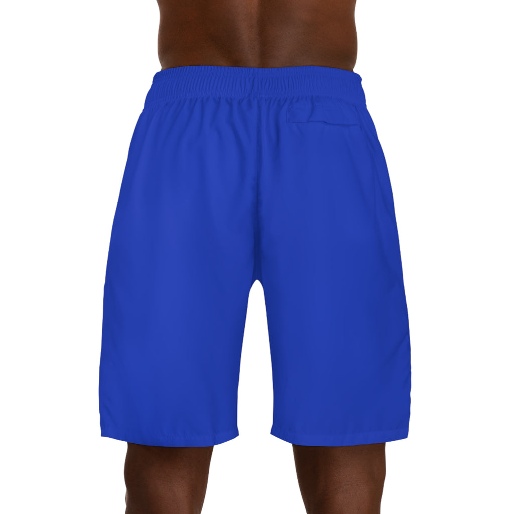 Vantacore Solid Royal Blue Men's Athletic Shorts with Pockets