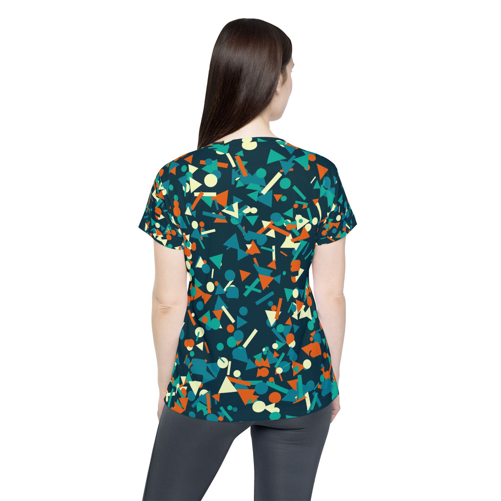 Combat Sports Peacock Confetti Pop Women's Sports Jersey