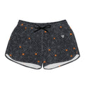 Women's Multipurpose Athletic Shorts with Pockets | Halloween Graveyard Grey Spiderweb