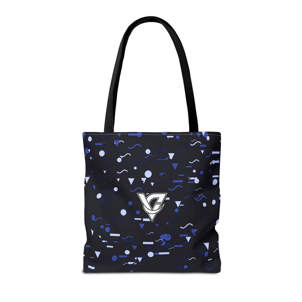 Midnight Confetti Tote Bag — All-Over Print Gym & Everyday Tote