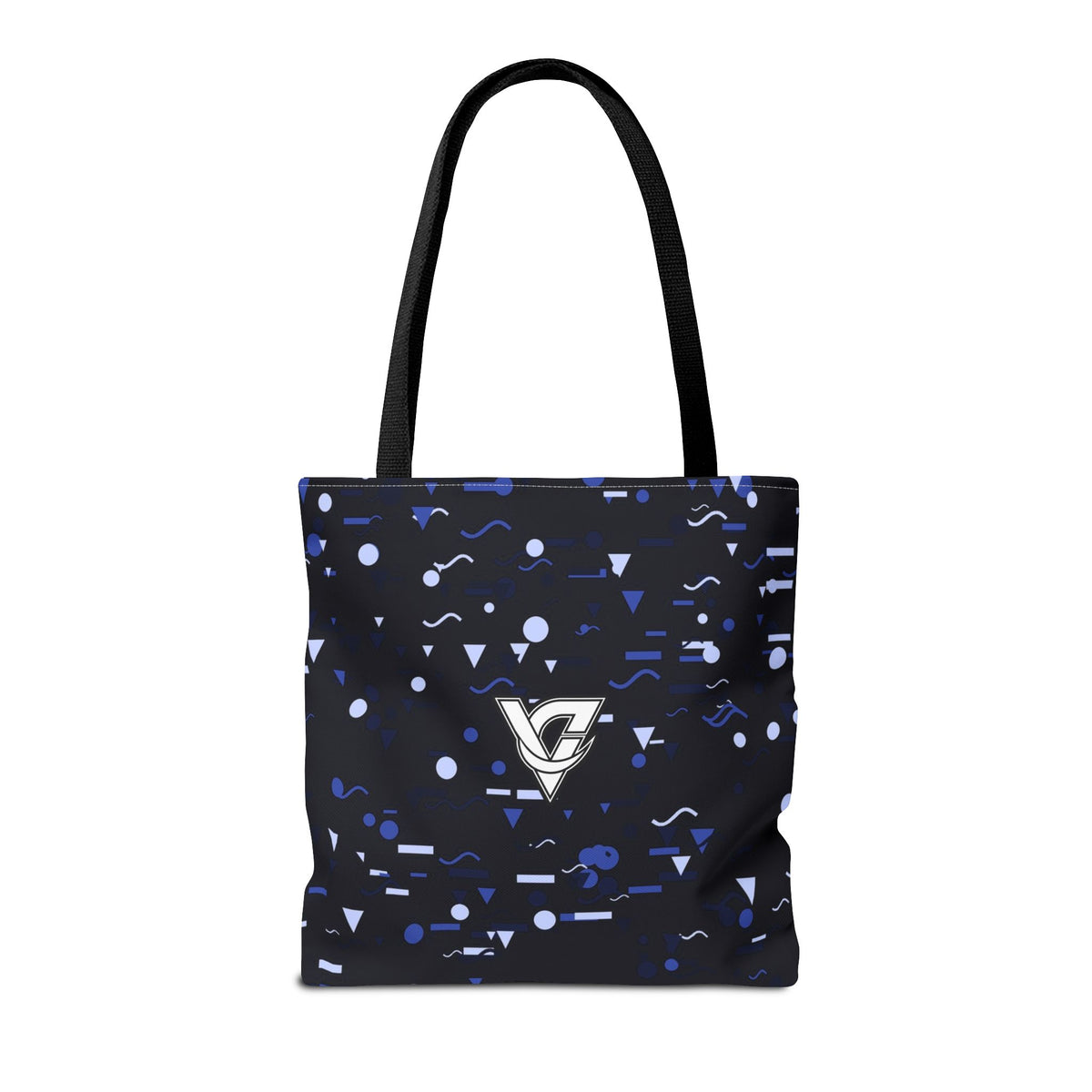 Midnight Confetti Tote Bag — All-Over Print Gym & Everyday Tote
