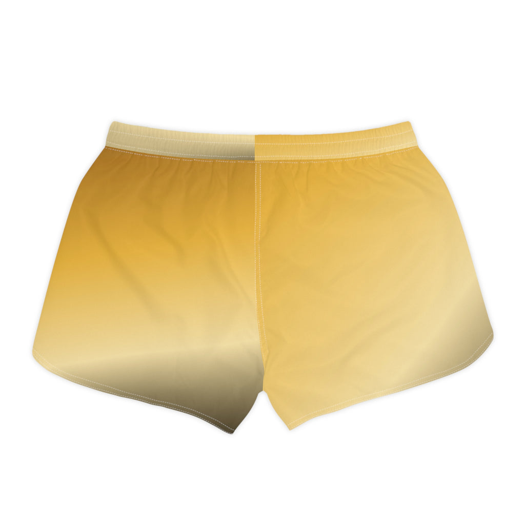 Women's Multipurpose Athletic Shorts with Pockets | Harvest Gold Ombre