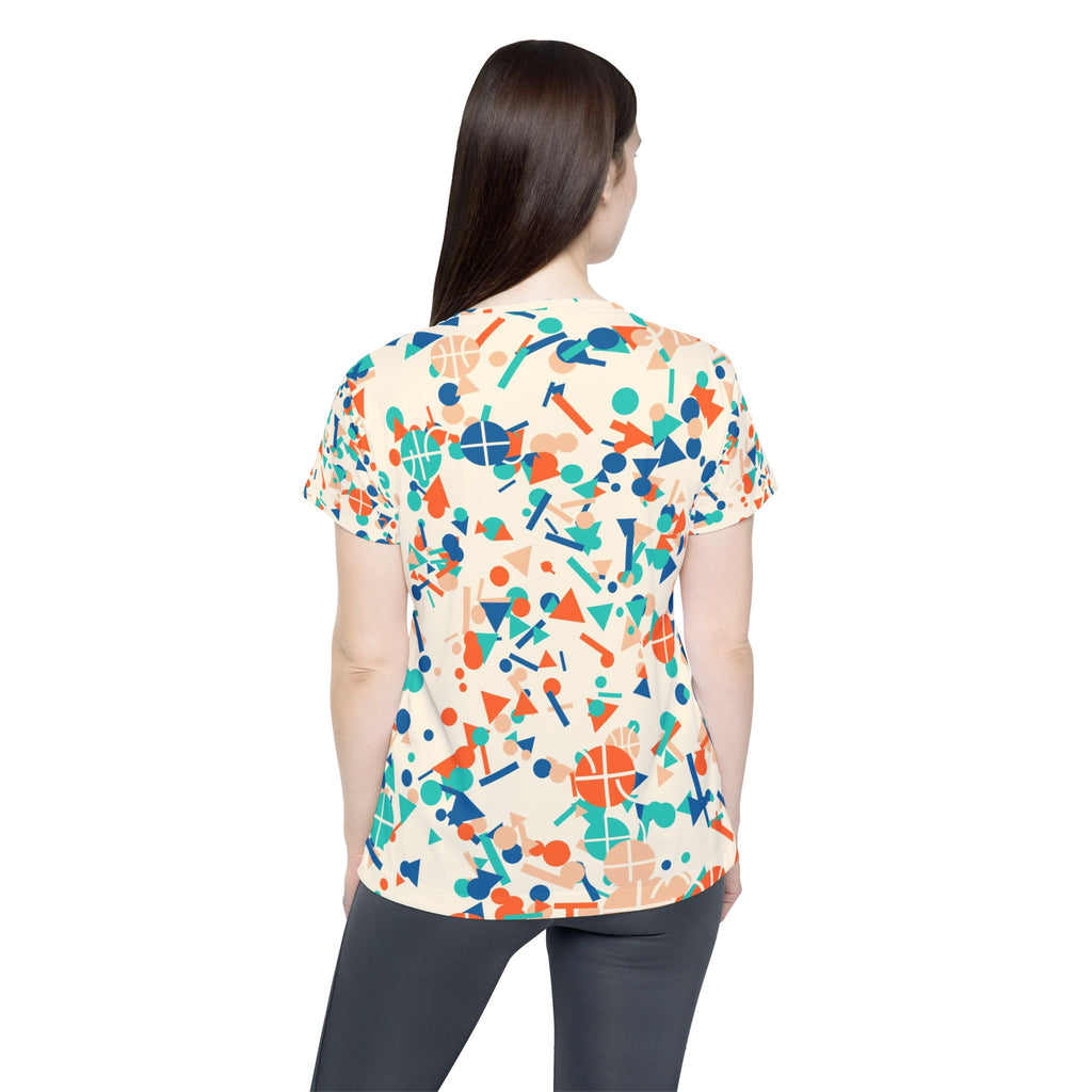 Basketball Papaya Splash Confetti Pop Women's Sports Jersey