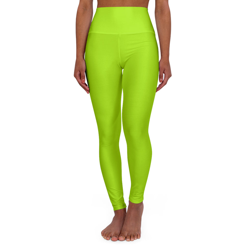 Volt Green Essential High-Waisted Yoga Leggings