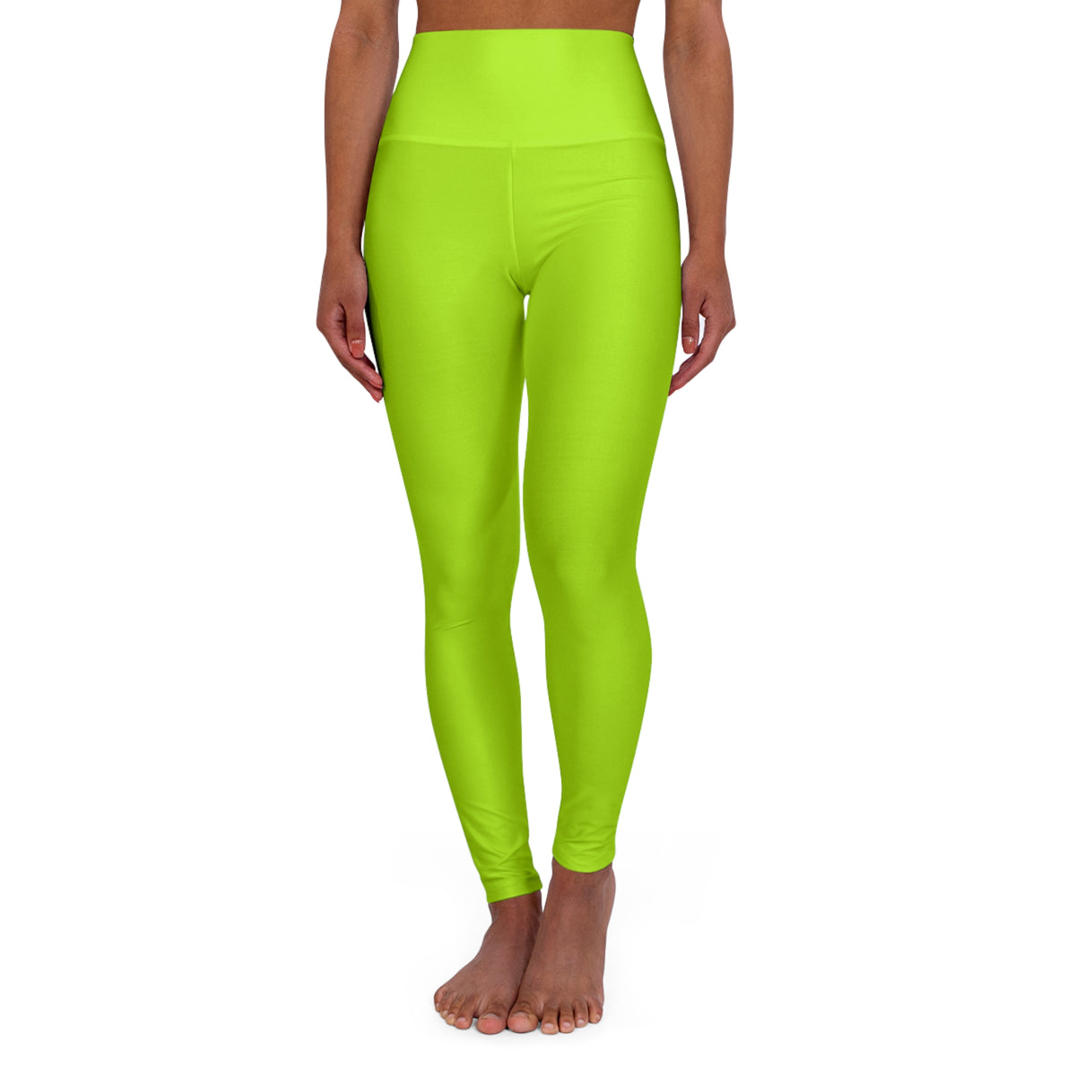 Volt Green Essential High-Waisted Yoga Leggings