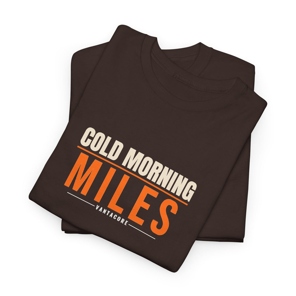 Cold Morning Miles | Men's Graphic Gym T-Shirt